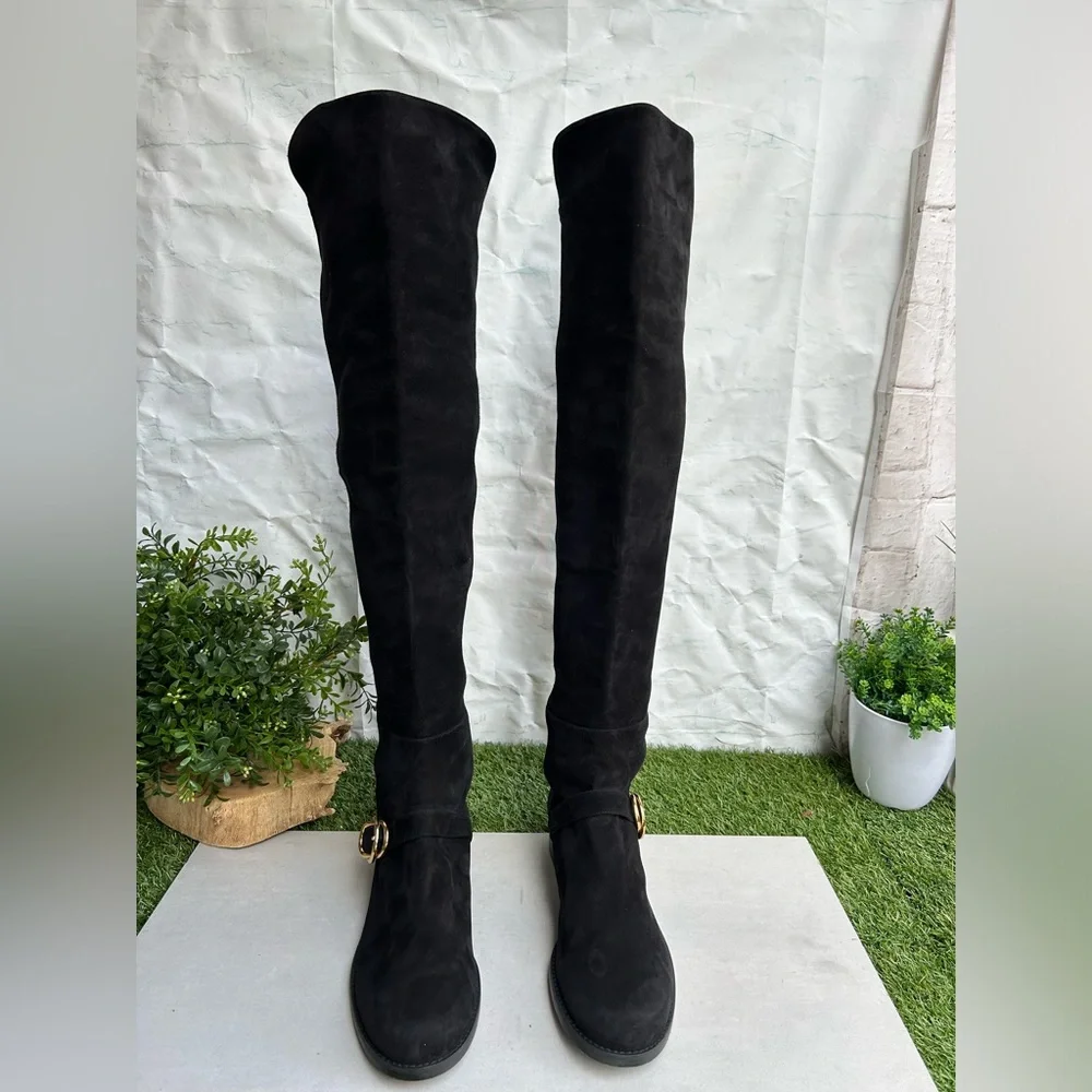 Stuart Weitzman Boots & Booties / Knee-High black SIELLA women Sz 11 NEW